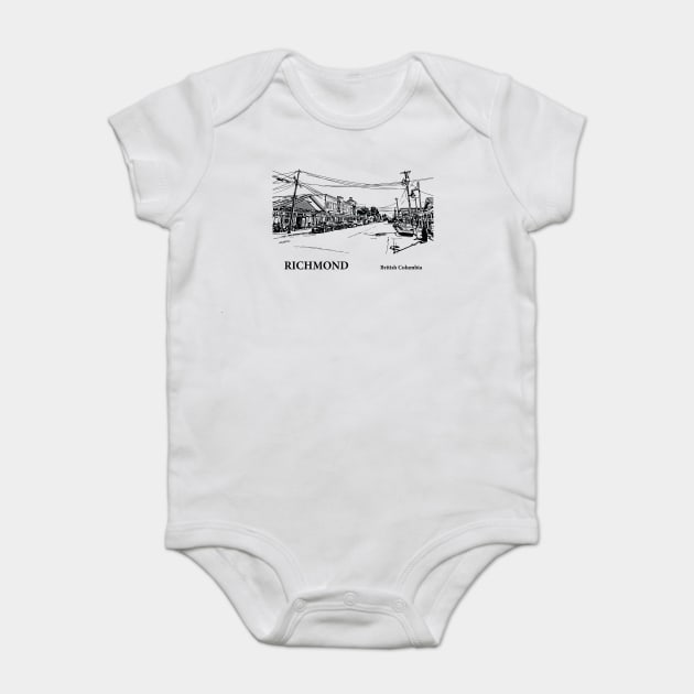 Richmond British Columbia Baby Bodysuit by Lakeric